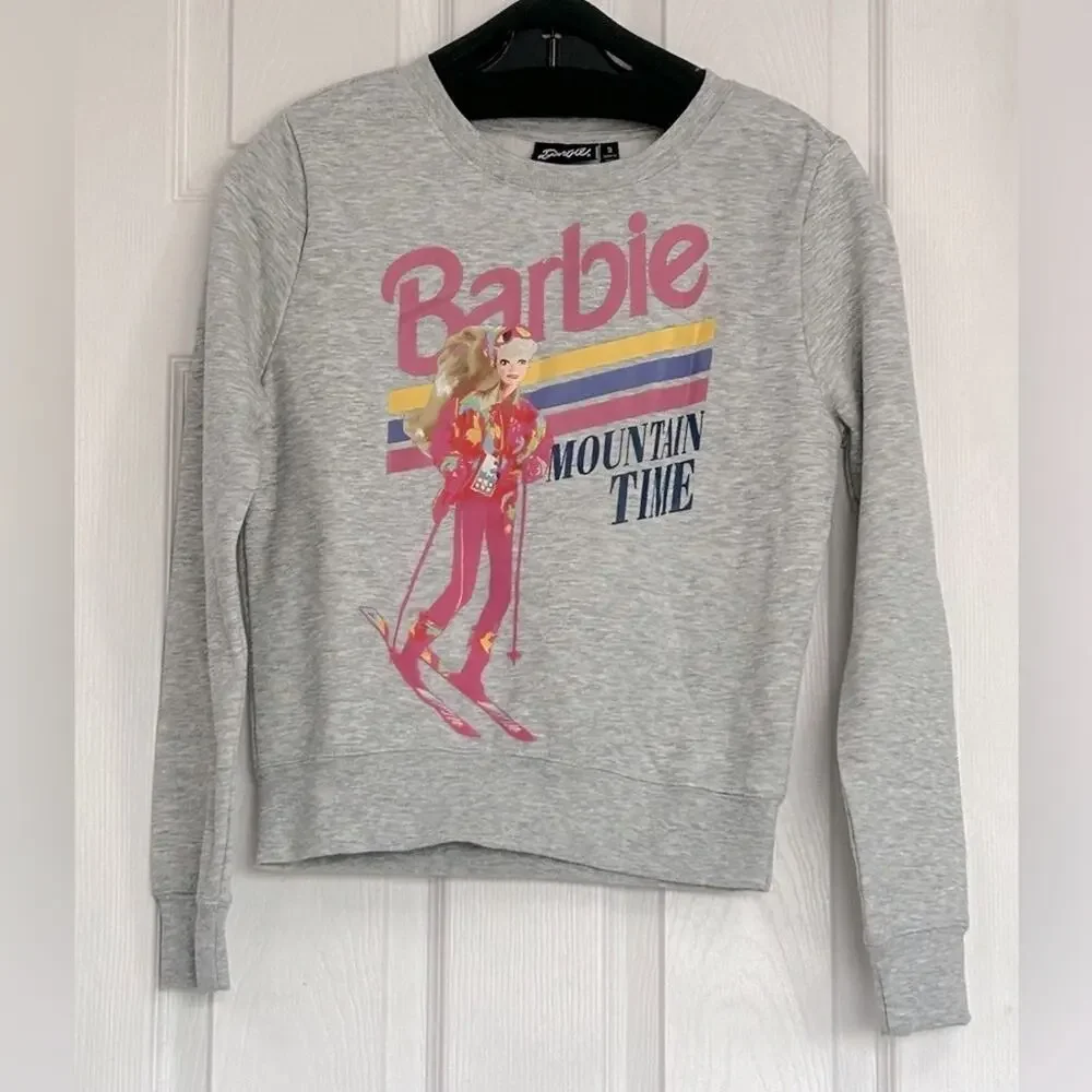 Barbie Sweatshirt Junior Girl Size M NWT